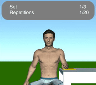 An Interactive 3D Health App with Multimodal Information Representation for Frozen Shoulder